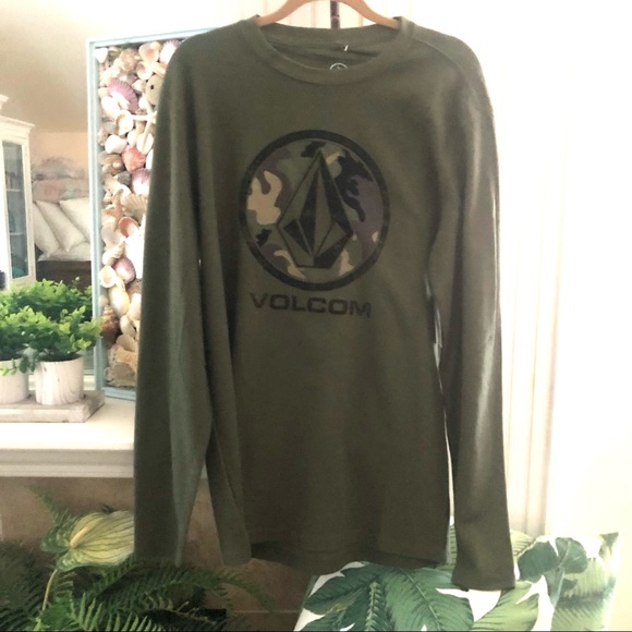 NWT Volcom Nunez Graphic Thermal Unisex LS Shirt - Picture 2 of 9